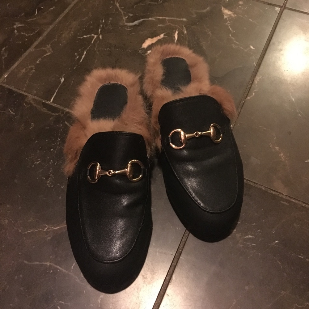 Fur mules